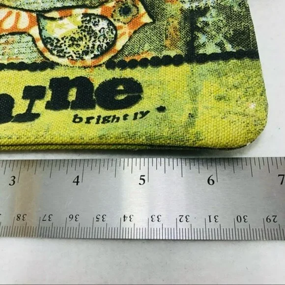 Demdaco Kelly Rae Roberts Clutch Wristlet Shine Brightly Small Zipper Handle Art - Picture 11 of 12